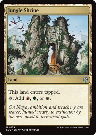 Image of Jungle Shrine (ECC-154) - Commander: Lorwyn Eclipsed