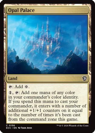 Image of Opal Palace (ECC-156) - Commander: Lorwyn Eclipsed