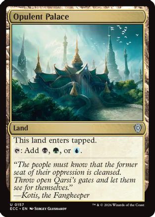 Image of Opulent Palace (ECC-157) - Commander: Lorwyn Eclipsed