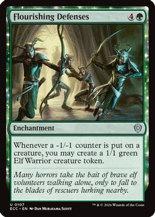 Image of Flourishing Defenses (ECC-107) - Commander: Lorwyn Eclipsed
