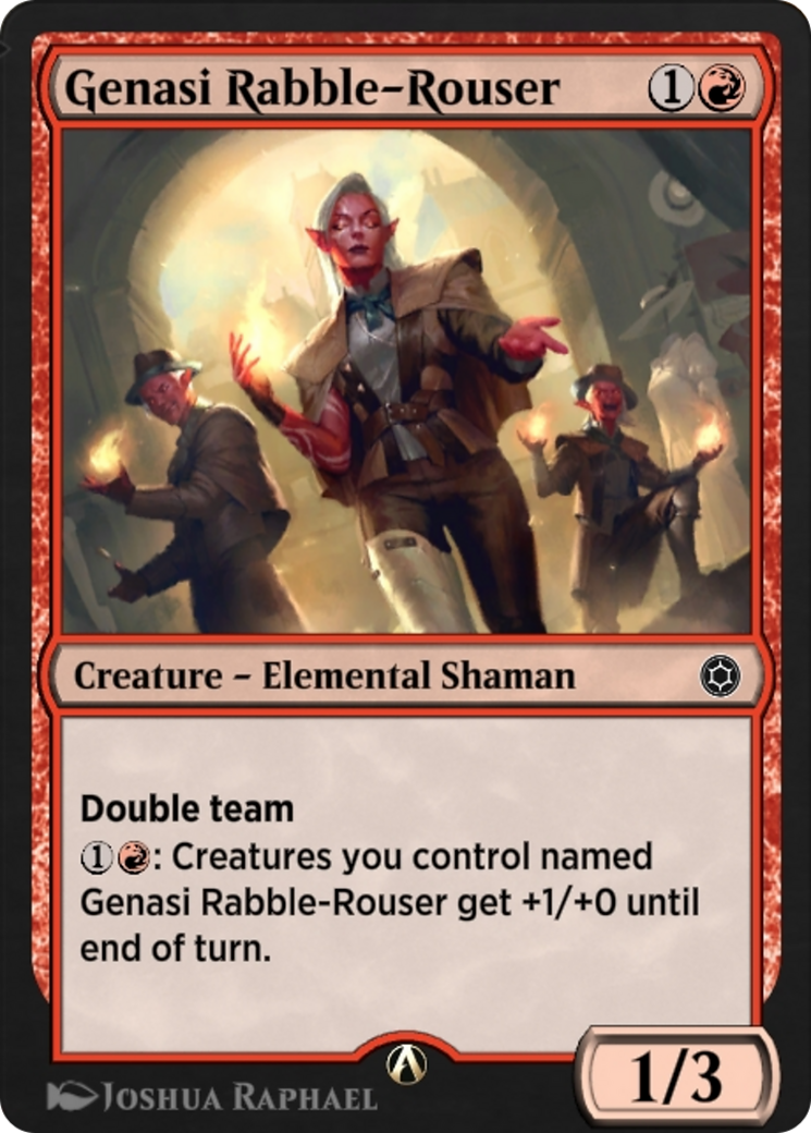 Image of Genasi Rabble-Rouser (HBG-053) - Alchemy Horizons: Baldur's Gate