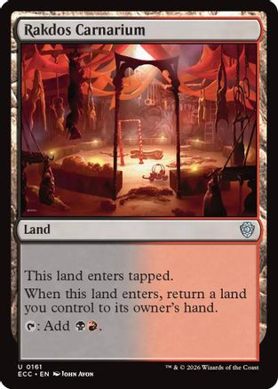 Image of Rakdos Carnarium (ECC-161) - Commander: Lorwyn Eclipsed