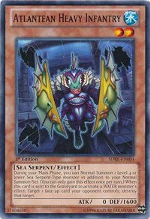 Image of Atlantean Heavy Infantry (SDRE-EN004) - Structure Deck: Realm of the Sea Emperor 1st Edition