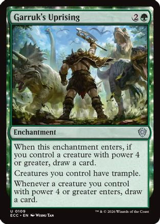 Image of Garruk's Uprising (ECC-109) - Commander: Lorwyn Eclipsed