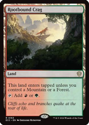 Image of Rootbound Crag (ECC-163) - Commander: Lorwyn Eclipsed