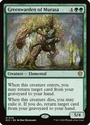 Image of Greenwarden of Murasa (ECC-110) - Commander: Lorwyn Eclipsed