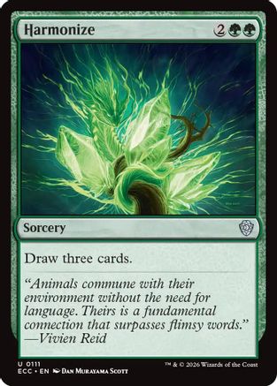 Image of Harmonize (ECC-111) - Commander: Lorwyn Eclipsed