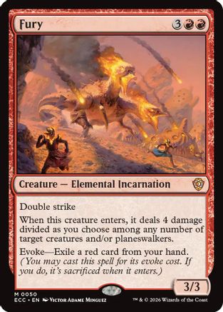 Image of Fury (ECC-050) - Commander: Lorwyn Eclipsed