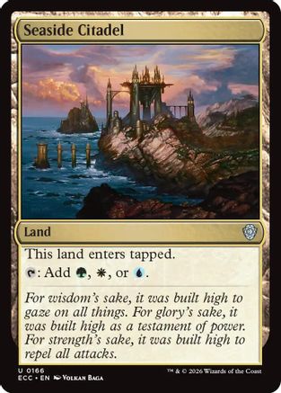 Image of Seaside Citadel (ECC-166) - Commander: Lorwyn Eclipsed