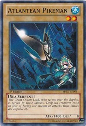 Image of Atlantean Pikeman (SDRE-EN005) - Structure Deck: Realm of the Sea Emperor 1st Edition