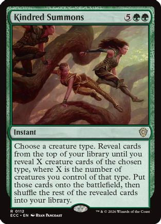 Image of Kindred Summons (ECC-112) - Commander: Lorwyn Eclipsed