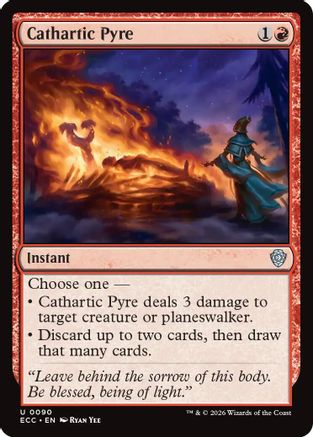 Image of Cathartic Pyre (ECC-090) - Commander: Lorwyn Eclipsed