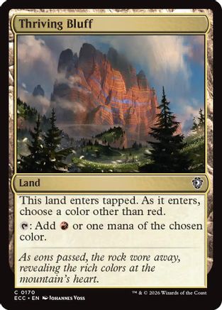 Image of Thriving Bluff (ECC-170) - Commander: Lorwyn Eclipsed