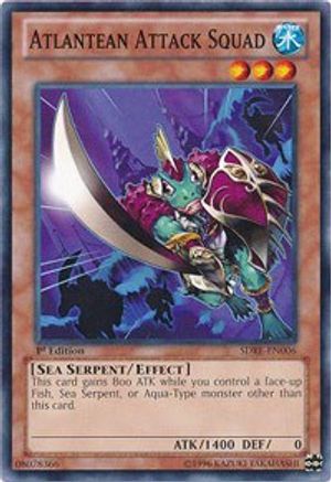 Image of Atlantean Attack Squad (SDRE-EN006) - Structure Deck: Realm of the Sea Emperor 1st Edition