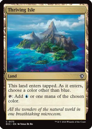 Image of Thriving Isle (ECC-173) - Commander: Lorwyn Eclipsed