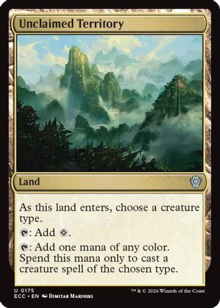 Image of Unclaimed Territory (ECC-175) - Commander: Lorwyn Eclipsed