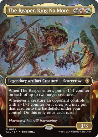 Image of The Reaper, King No More (Borderless) (ECC-004) - Commander: Lorwyn Eclipsed Foil