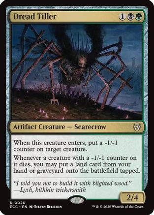 Image of Dread Tiller (ECC-020) - Commander: Lorwyn Eclipsed