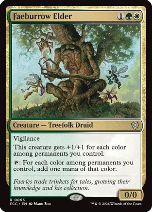 Image of Faeburrow Elder (ECC-053) - Commander: Lorwyn Eclipsed