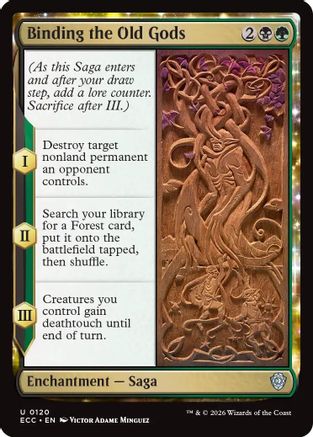 Image of Binding the Old Gods (ECC-120) - Commander: Lorwyn Eclipsed