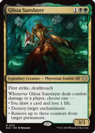 Image of Glissa Sunslayer (ECC-122) - Commander: Lorwyn Eclipsed