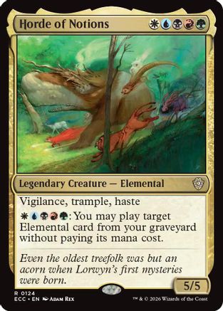 Image of Horde of Notions (ECC-124) - Commander: Lorwyn Eclipsed
