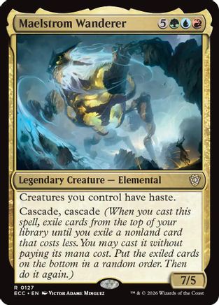 Image of Maelstrom Wanderer (ECC-127) - Commander: Lorwyn Eclipsed