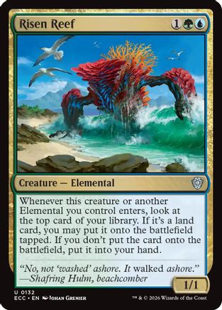Image of Risen Reef (ECC-132) - Commander: Lorwyn Eclipsed