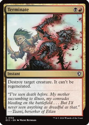Image of Terminate (ECC-134) - Commander: Lorwyn Eclipsed