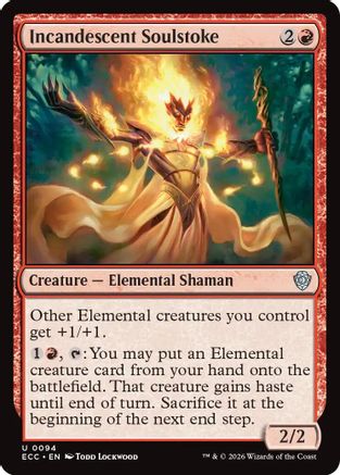 Image of Incandescent Soulstoke (ECC-094) - Commander: Lorwyn Eclipsed