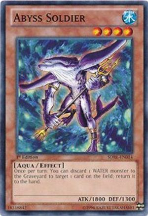 Image of Abyss Soldier (SDRE-EN014) - Structure Deck: Realm of the Sea Emperor 1st Edition
