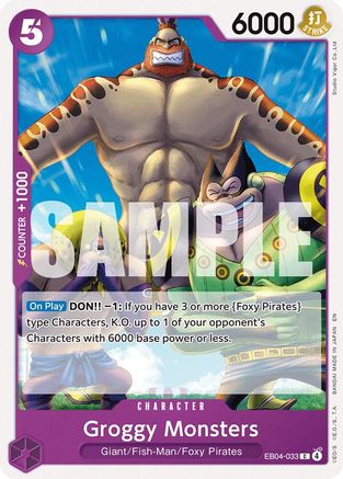 Image of Groggy Monsters (EB04-033) - The Azure Sea's Seven