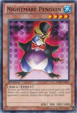 Image of Nightmare Penguin (SDRE-EN017) - Structure Deck: Realm of the Sea Emperor 1st Edition