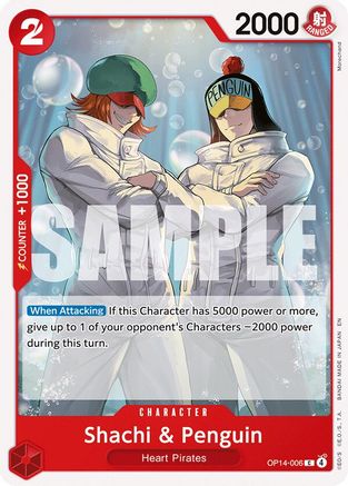 Image of Shachi & Penguin (OP14-006) - The Azure Sea's Seven