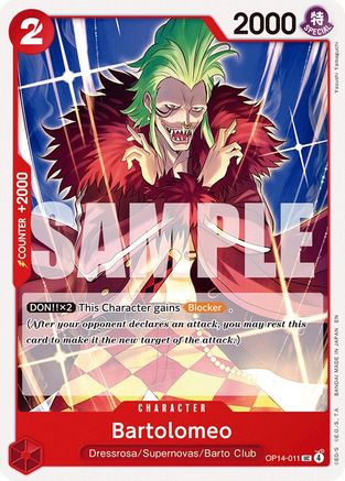 Image of Bartolomeo (OP14-011) - The Azure Sea's Seven
