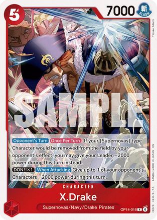 Image of X.Drake (OP14-016) - The Azure Sea's Seven Foil