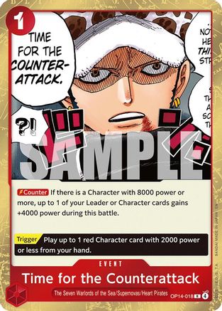 Image of Time for the Counterattack (OP14-018) - The Azure Sea's Seven Foil