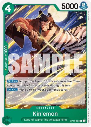 Image of Kin'emon (OP14-024) - The Azure Sea's Seven