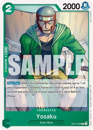Image of Yosaku (OP14-035) - The Azure Sea's Seven