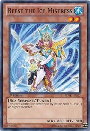 Image of Reese the Ice Mistress (SDRE-EN020) - Structure Deck: Realm of the Sea Emperor 1st Edition
