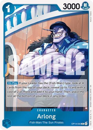 Image of Arlong (OP14-042) - The Azure Sea's Seven Foil