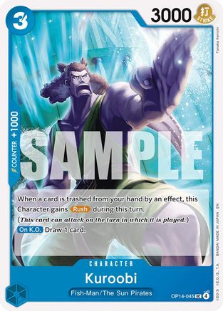 Image of Kuroobi (OP14-045) - The Azure Sea's Seven