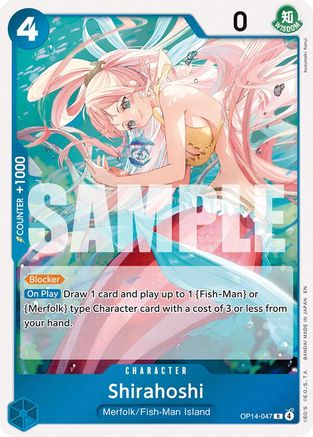 Image of Shirahoshi (OP14-047) - The Azure Sea's Seven Foil