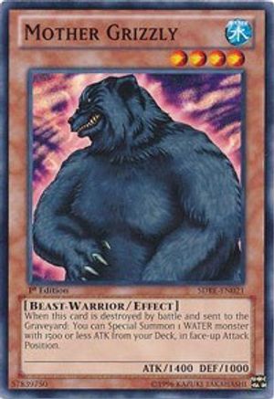 Image of Mother Grizzly (SDRE-EN021) - Structure Deck: Realm of the Sea Emperor 1st Edition