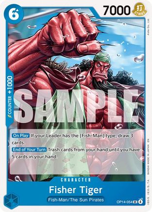 Image of Fisher Tiger (OP14-054) - The Azure Sea's Seven