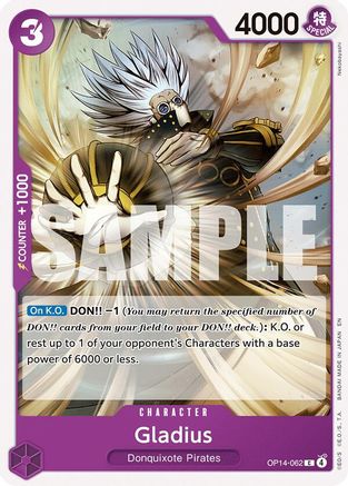 Image of Gladius (OP14-062) - The Azure Sea's Seven