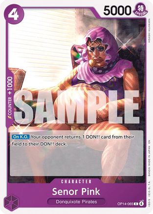 Image of Senor Pink (OP14-065) - The Azure Sea's Seven