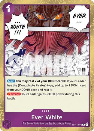 Image of Ever White (OP14-076) - The Azure Sea's Seven Foil