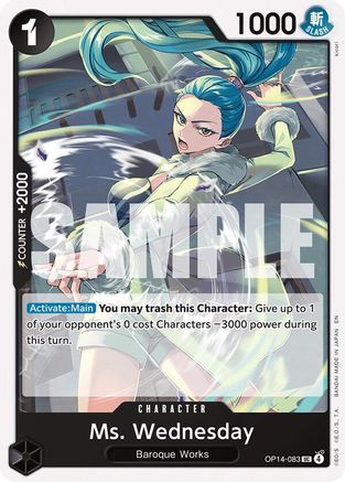 Image of Ms. Wednesday (OP14-083) - The Azure Sea's Seven