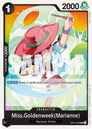 Image of Miss.Goldenweek(Marianne) (OP14-085) - The Azure Sea's Seven